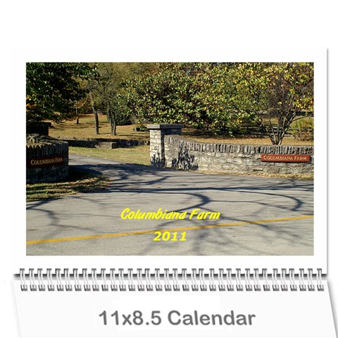 Columbiana Farm Calendar By Rick Conley Cover