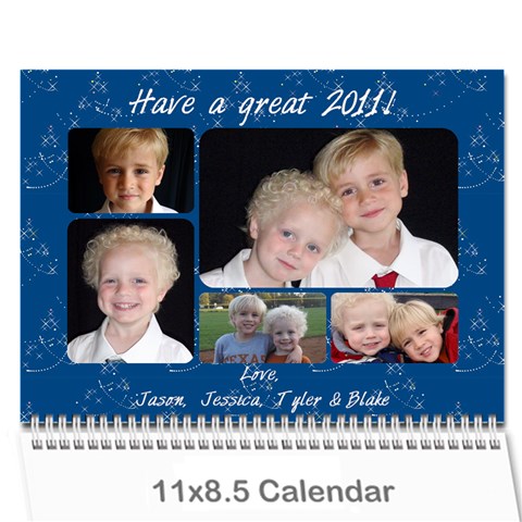 2011 Calendar By Jessica Cover