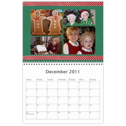 2011 Calendar By Jessica Dec 2011