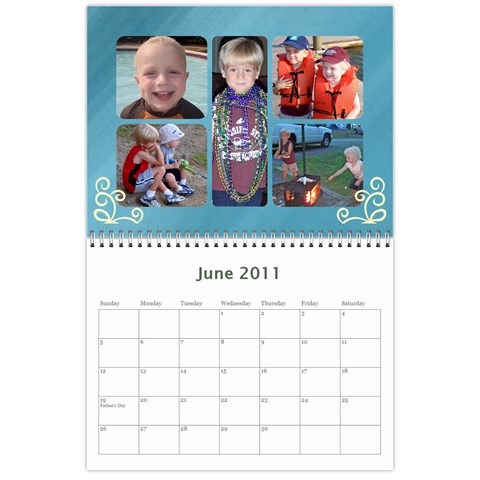 2011 Calendar By Jessica Jun 2011