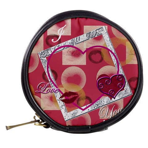 I Heart You Med Pink With Lips By Ellan Back