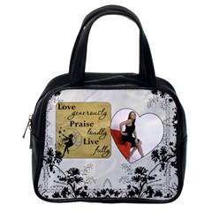 Love, Praise, Live Classic Handbag - Classic Handbag (One Side)