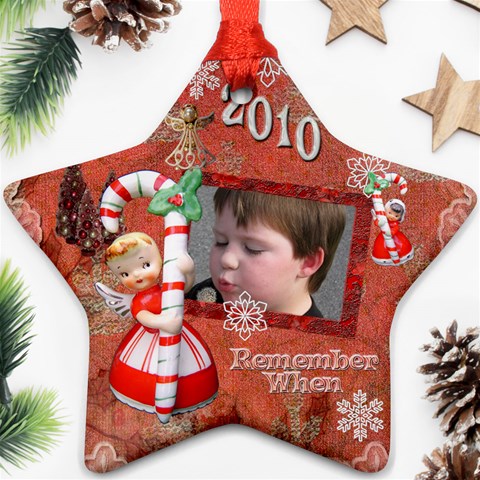 Seth Christmas Ornament By Breanna Front