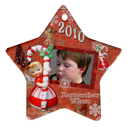 Seth Christmas Ornament By Breanna Front