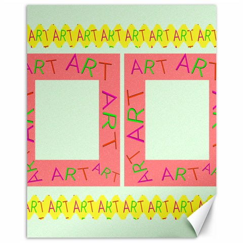 Display Child Art Canvas By Makayla 10.95 x13.48  Canvas - 1