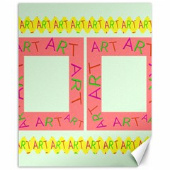 display child art canvas - Canvas 11  x 14 