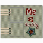 me & daddy template 11x14 canvas - Canvas 11  x 14 