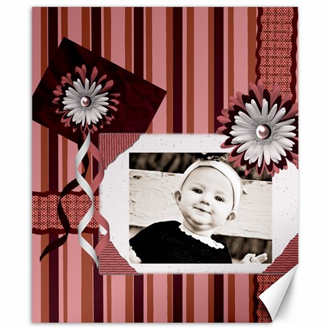 10x8 Canvas Template By Danielle Christiansen 8.15 x9.66  Canvas - 1