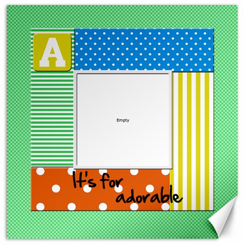 A It s For Adorable 19 x19.27  Canvas - 1