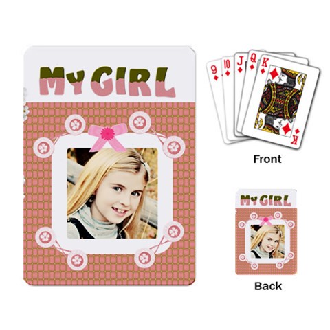 My Girl Card Template By Danielle Christiansen Back