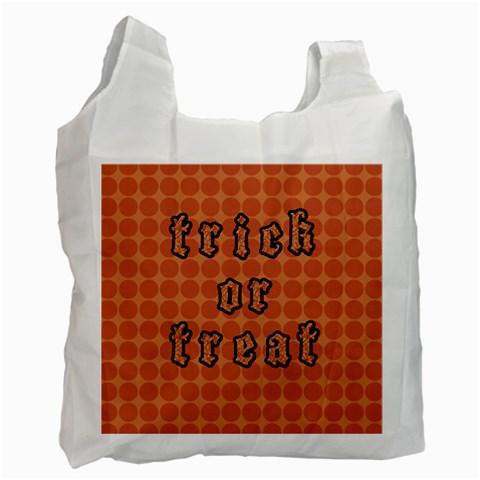 Trick Or Treat Recycle Bag By Klh Front