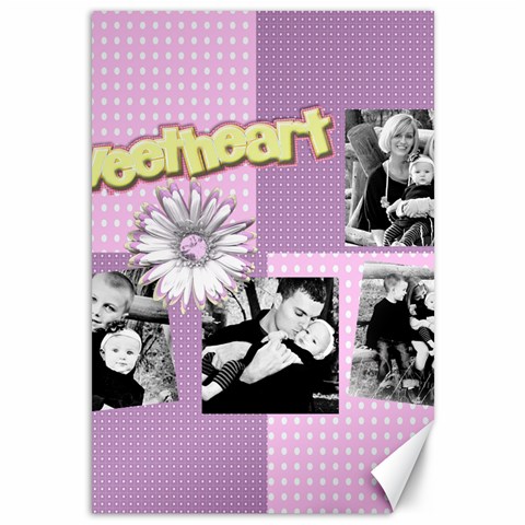 Sweet Heart Canvas 18x12 By Danielle Christiansen 11.88 x17.36  Canvas - 1