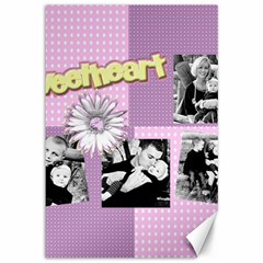 sweet heart canvas 18x12 - Canvas 12  x 18 