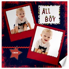 All Boy 20x20 Canvas