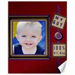 100% all boy canvas 11x14 - Canvas 11  x 14 