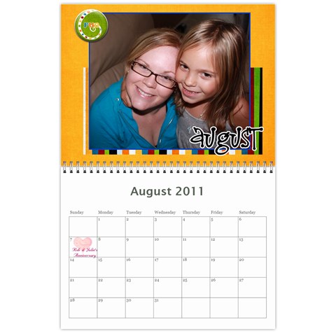 Higgins 2011 Calendar By Julie Higgins Aug 2011