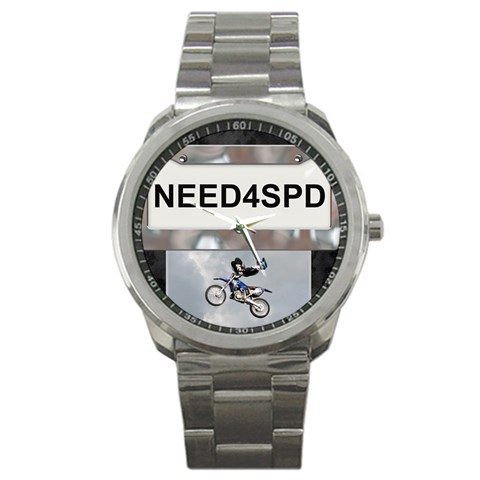 Need For Speed Sport Metal Watch By Lil Front