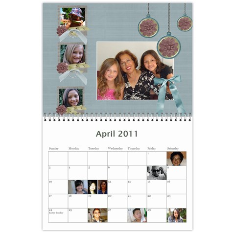 Moms Family Calender By Michelle Apr 2011