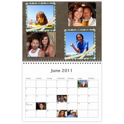Moms Family Calender By Michelle Jun 2011