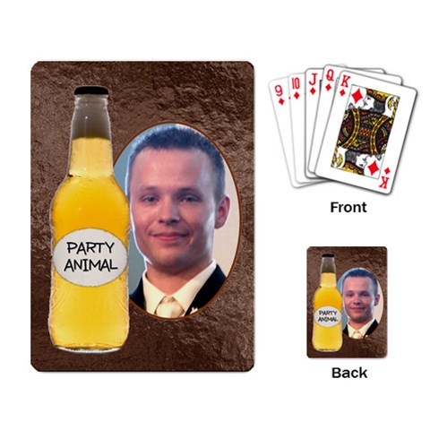 Party Animal Playing Cards By Lil Back