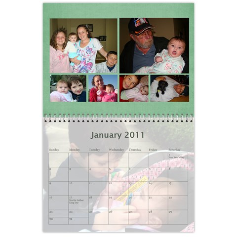 Calendar By Amy Barton Jan 2011