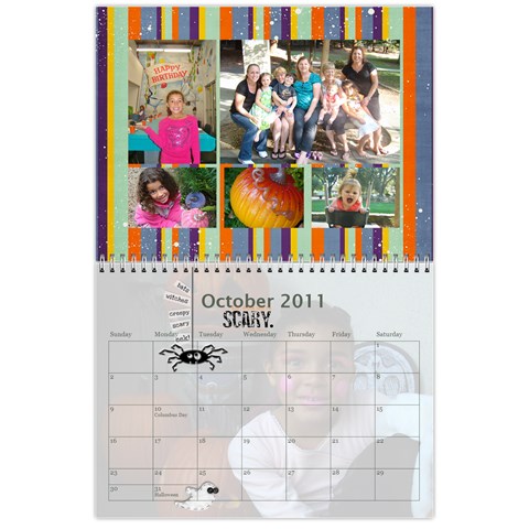 Calendar By Amy Barton Oct 2011