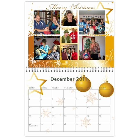 Calendar By Amy Barton Dec 2011