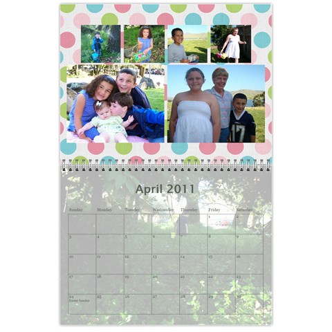 Calendar By Amy Barton Apr 2011