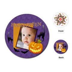 halloween - Playing Cards Single Design (Round)