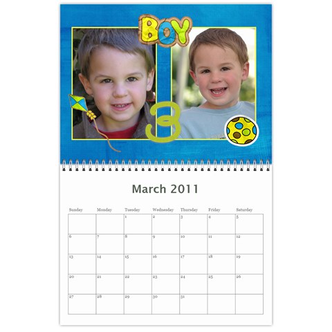 Our Calendar By Heidi Short Mar 2011