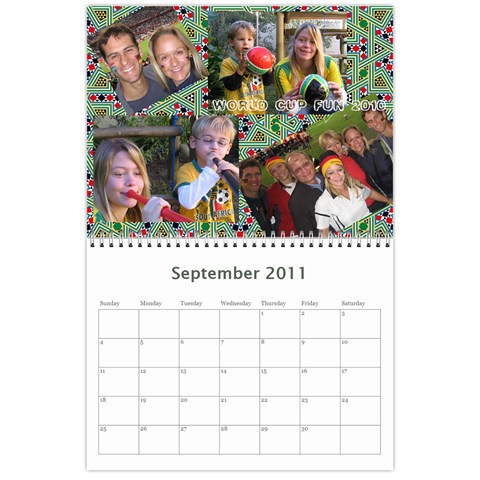 Our Calendar By Heidi Short Sep 2011
