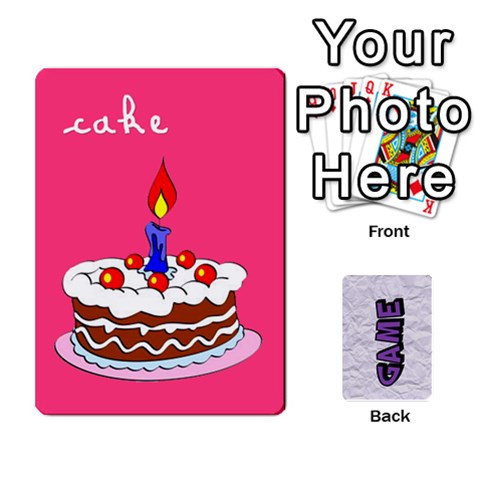 Memory Game With Your Own Photos Front - Heart5