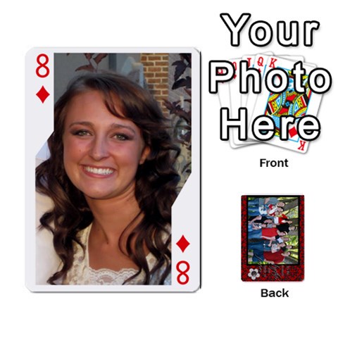 Family Playing Cards By Shari Front - Diamond8