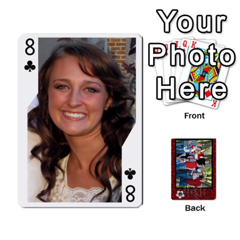 Family Playing Cards By Shari Front - Club8