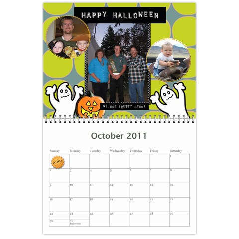 2011 Hepworth Calender 18 Month By Annette Oct 2011