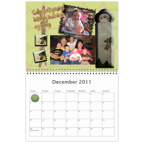 2011 Hepworth Calender 18 Month By Annette Dec 2011