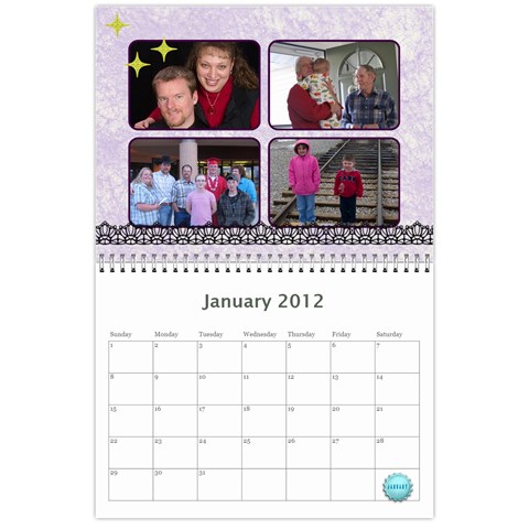 2011 Hepworth Calender 18 Month By Annette Jan 2012