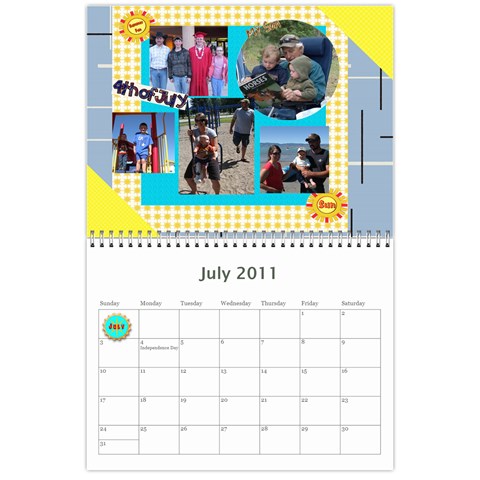 2011 Hepworth Calender 18 Month By Annette Jul 2011