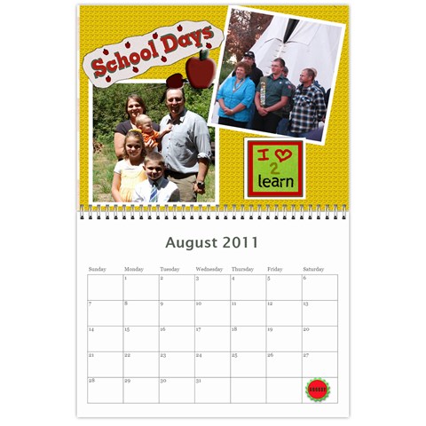 2011 Hepworth Calender 18 Month By Annette Aug 2011
