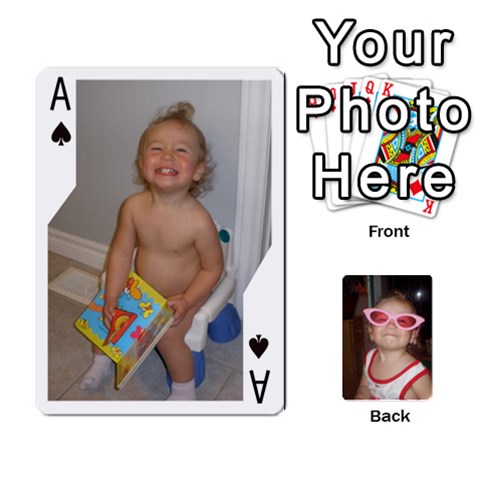 Ace Avery Cards By Pat Front - SpadeA