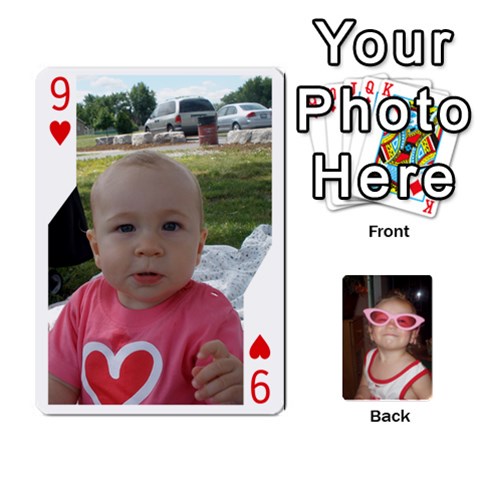 Avery Cards By Pat Front - Heart9