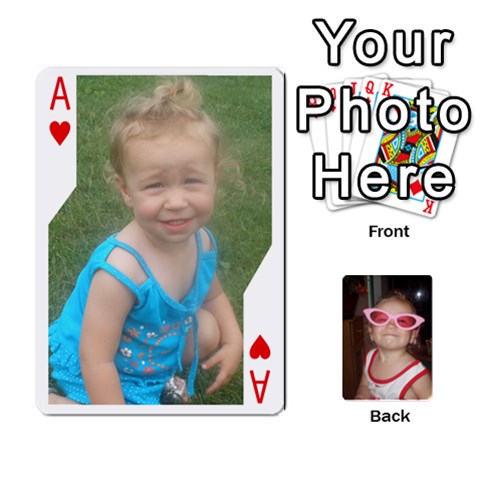 Ace Avery Cards By Pat Front - HeartA
