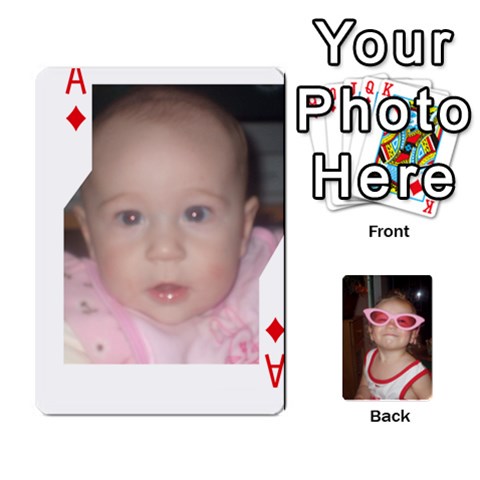 Ace Avery Cards By Pat Front - DiamondA