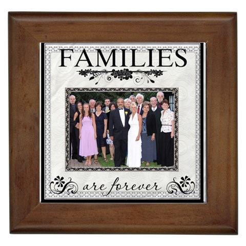 Families Are Forever Framed Tile By Lil Front