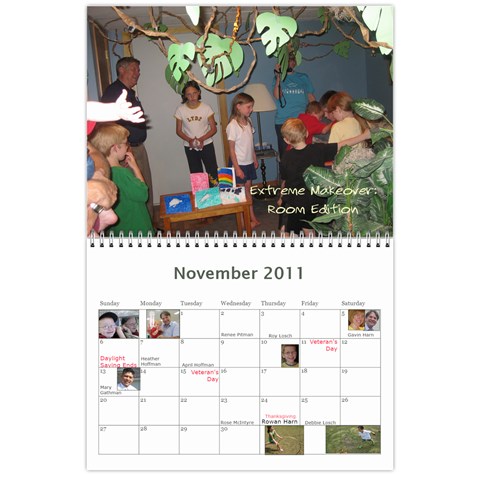 Calendar 2010 Cl By Erica Nov 2011