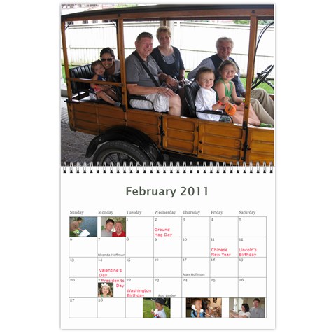 Calendar 2010 Cl By Erica Feb 2011