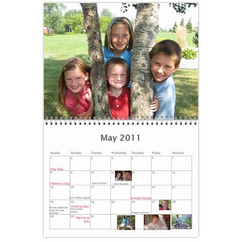 Calendar 2010 Cl By Erica May 2011