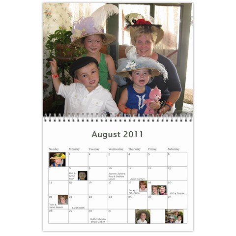 Calendar 2010 Cl By Erica Aug 2011