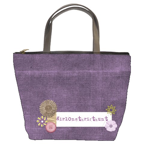 Bucket Bag Purple Missy By Happylemon Front