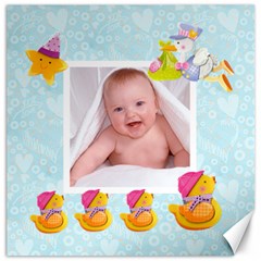 Blanky Bunny Ducks in a row nursery canvas 2 20 x 20 - Canvas 20 x 20 Blanky Bunny Ducks in a row nursery canvas 2 20 x 20 - Canvas 20 x 20
